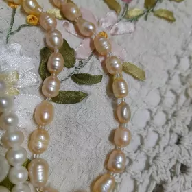 крупный розовый жемчуг