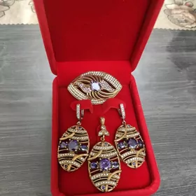 Hürrem kümüş komplekt