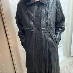 Кожаный плащ