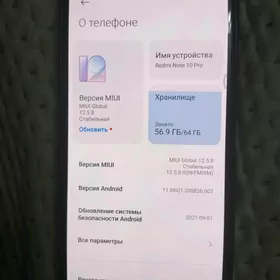 Redmi not 10 pro 6/64