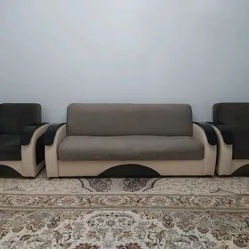 Diwan kreslo, troýka