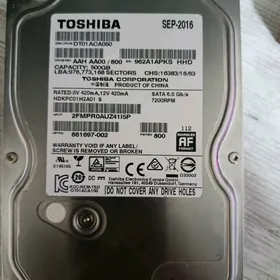 Zoski disk HDD 500gb Toshiba