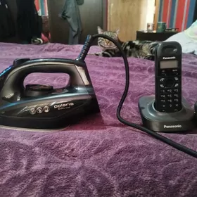 утюг Поларис, телефон Панасони