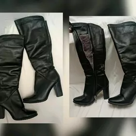 Сапоги натуральная кожа