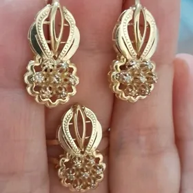 gyzyl komplekt BRILLIANT