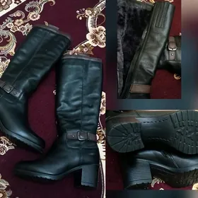 Сапоги натуральная кожа