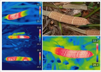 Древние растения нагревали шишки для привлечения насекомых за миллионы лет до появления цветов