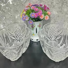 Хрустальные ваза