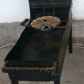 mangal oturguç bilen iksi