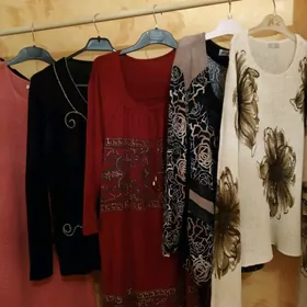 женские теплые кофты,туники