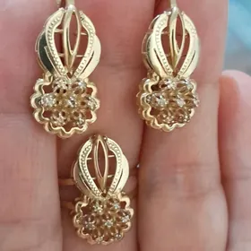 gyzyl komplekt BRILLIANT