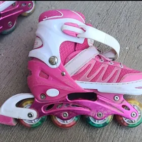 Ролики раздвижные с подсветкой