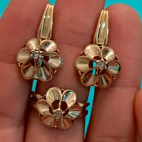 Gyzyl komplekt brilyant