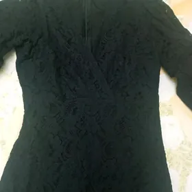 платье  гипюр