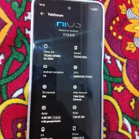 Tecno SPARK Go 2024 4+4/128gb