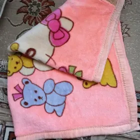 детский матрац, плед