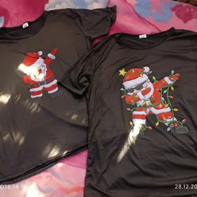 новогодние футболки