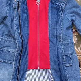 джинсовая курточка для девочек