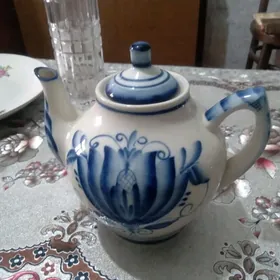 гжель  чайник