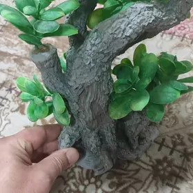 кораблик искусственные растени