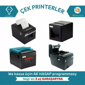 KASSA APARAT BARKOD SKANER CEK PRINTER AKHASAP