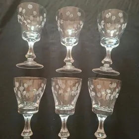 Фужеры хрустальная и стаканы