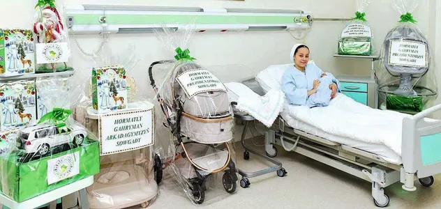 Türkmenistanda 2026-njy ýylyň ilkinji perzendi Aşgabatda dünýä indi