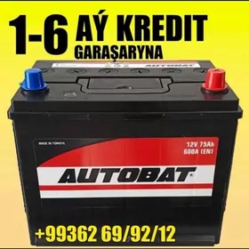 GARAŞARYNA❗ AUTOBAT 12V 75AH