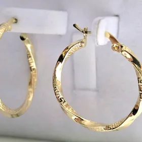 золотые сережки