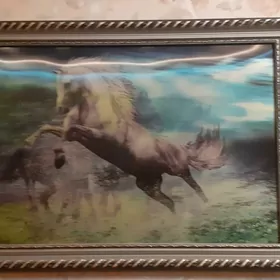 Картина на стену . Кони.