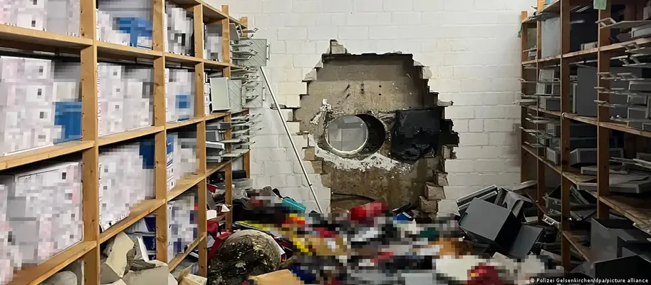 Germaniýanyň taryhynda iň uly talaňçylyklaryň biri: bankdan 100 mln ýewrolyk gymmatly zatlar ogurlandy