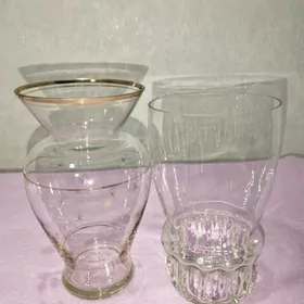 Винтажные вазочки из чешского