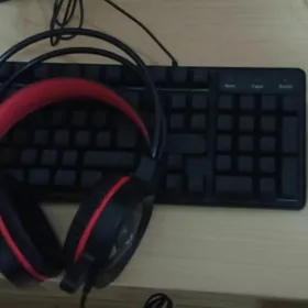 Klawiatura myshka naushnik