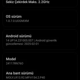 Redmi not 14 8+8 ram 256 gb