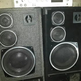 КОЛОНКИ S 90 И УСЕЛИТЕЛЬ