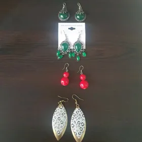 серьги,клипсы,кулоны