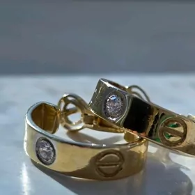 золотой комплект Cartier