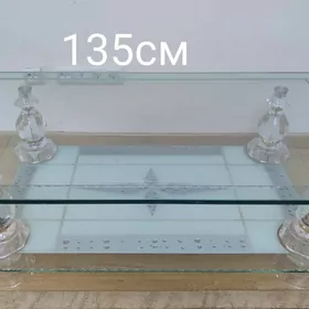 стеклянный журнальный столик