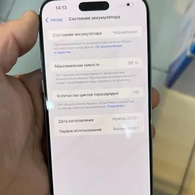 iPhone 15 pro max 86%