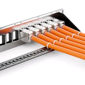 патч панель железный кейстон