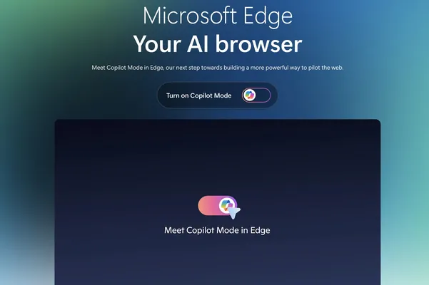 Браузер Microsot Edge получил новый интерфейс в стиле Copilot
