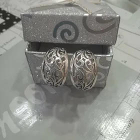 Серёжки серебро