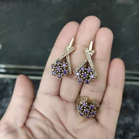 Hürrem kümüş komplekt