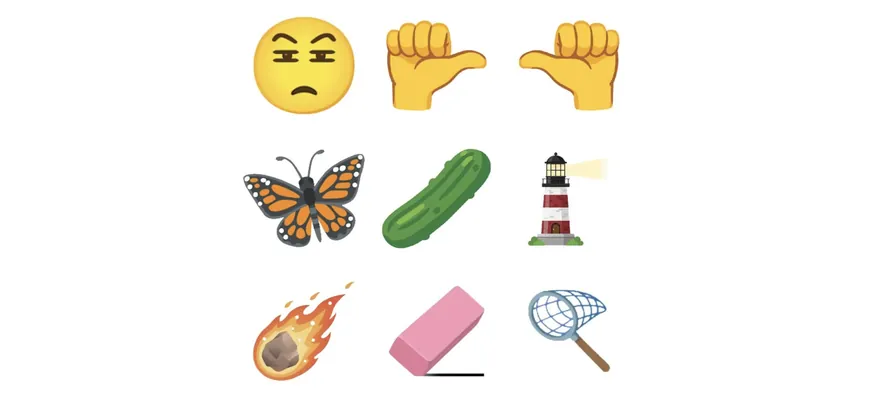 Meteor, bozguç we duza ýatyrylan hyýar: iOS 27-de birnäçe täze emoji peýda bolar