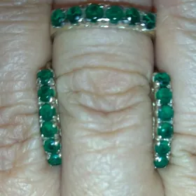 серебро комплект -kumuş