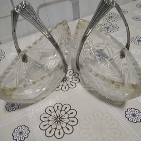 Лодочки хрустальные