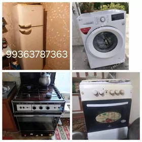 gaz plita alyan holodilnik