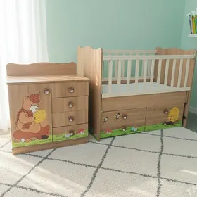 Детская кроватка-качалка