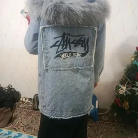 джинсовая куртка теплая