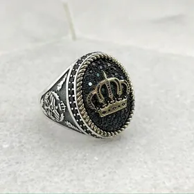 Erkek kümüş ýüzük Перстень